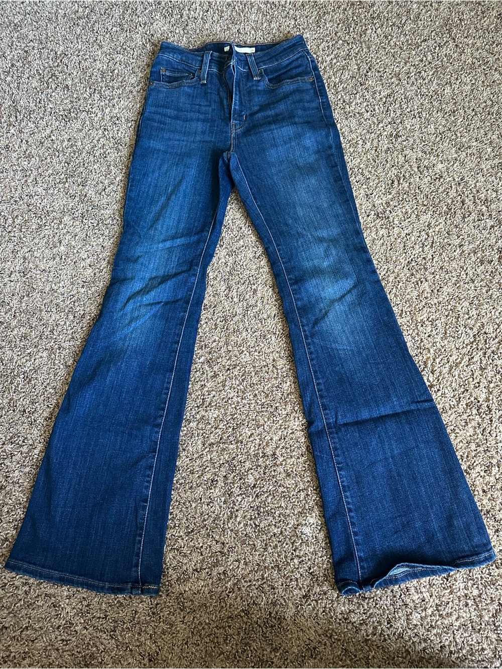 Levi Strauss Dark Blue Women's Flare Jeans